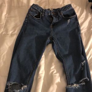 Young womens Topshop Moto JAMIE jeans, size w28 l 30